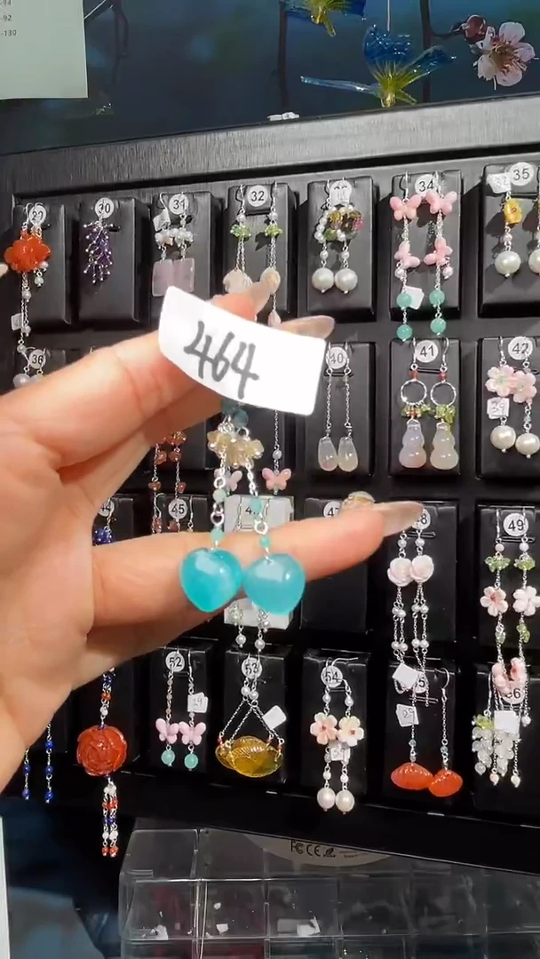 银S925镶嵌耳饰紫晶喜欢拍