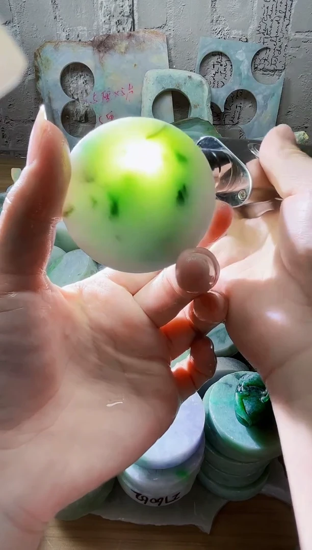 裸石翡翠天然翡翠A货375