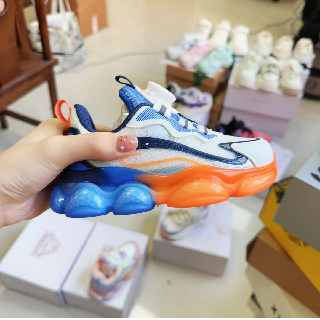 33027高四季款舒适运动鞋蓝色（温州童鞋）