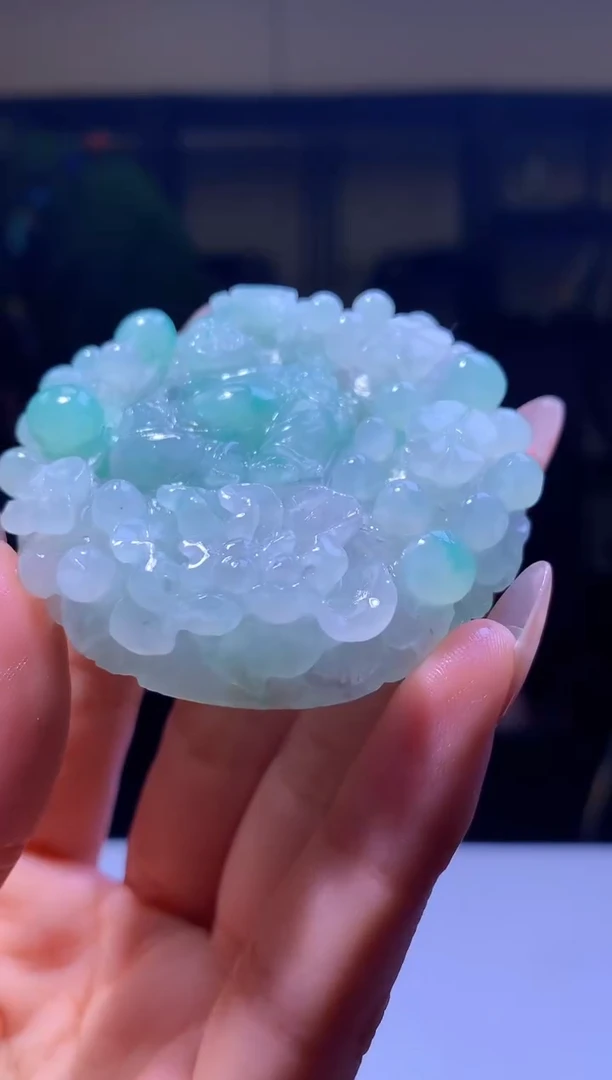定制翡翠未镶嵌1027hm-毛货挂件74