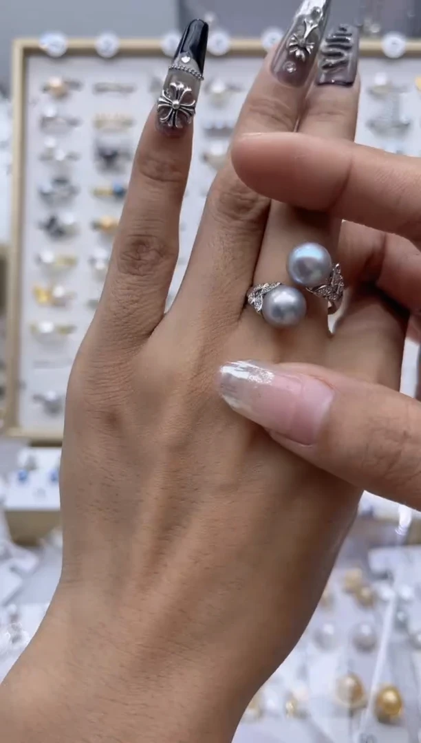 【闪购商品】淡水珍珠戒指合金132