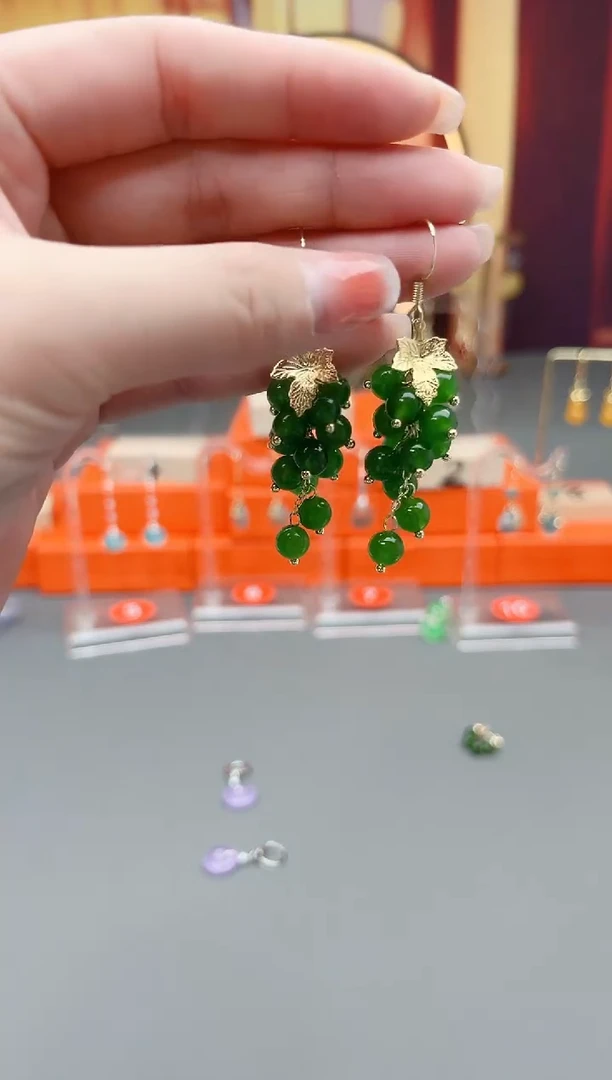 未镶嵌耳钉玛瑙/玉髓725