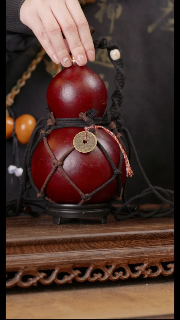 260号精品天然大漆酒葫芦一物一拍~