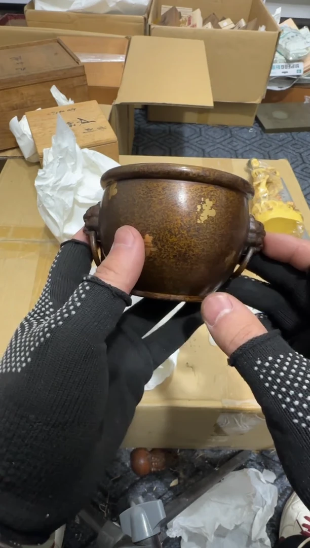 摆件铜南*山二哥亚路中古文化