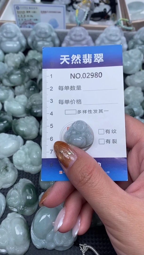 颈饰未镶嵌翡翠纯天然A货缅翡2980