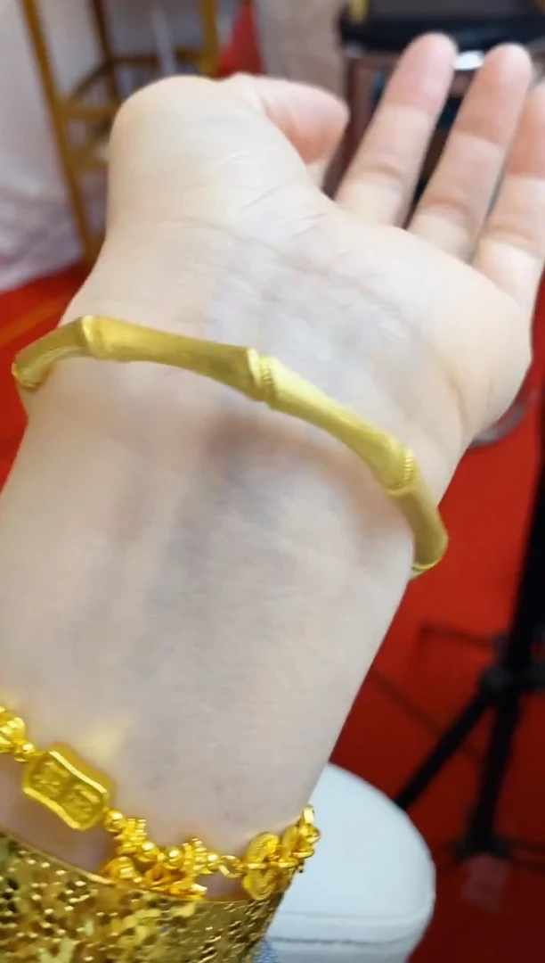 合金无021竹节精工手镯