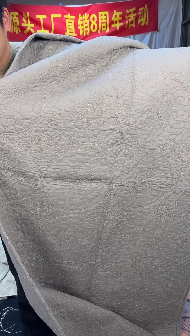 棉美轮深灰200*230单床盖纯棉