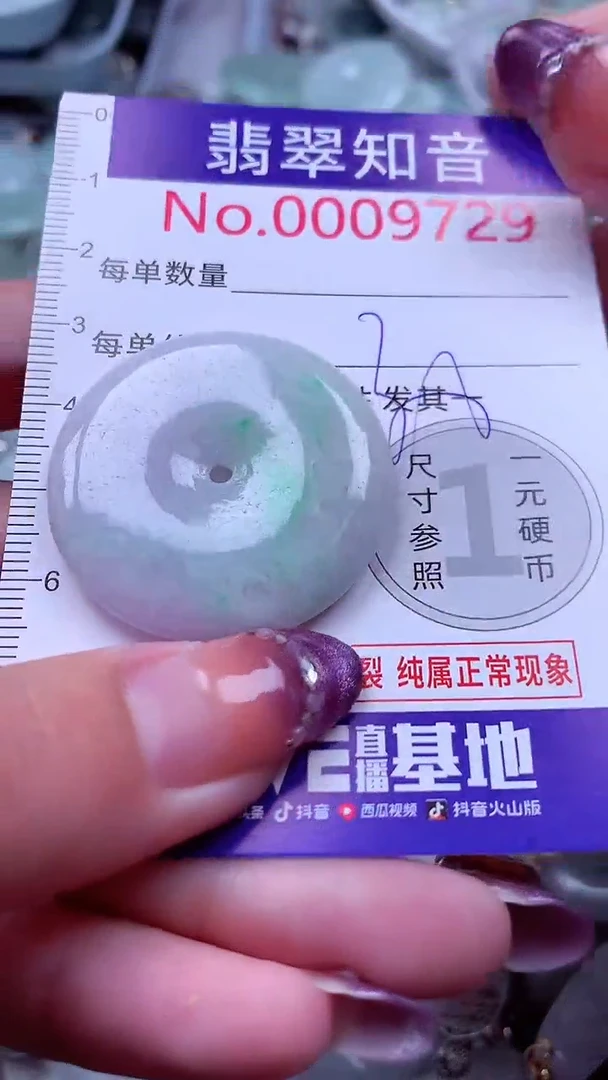 翡翠未镶嵌吊坠(不含链)9728