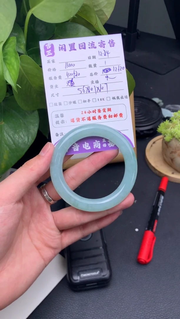 未镶嵌手镯翡翠手镯