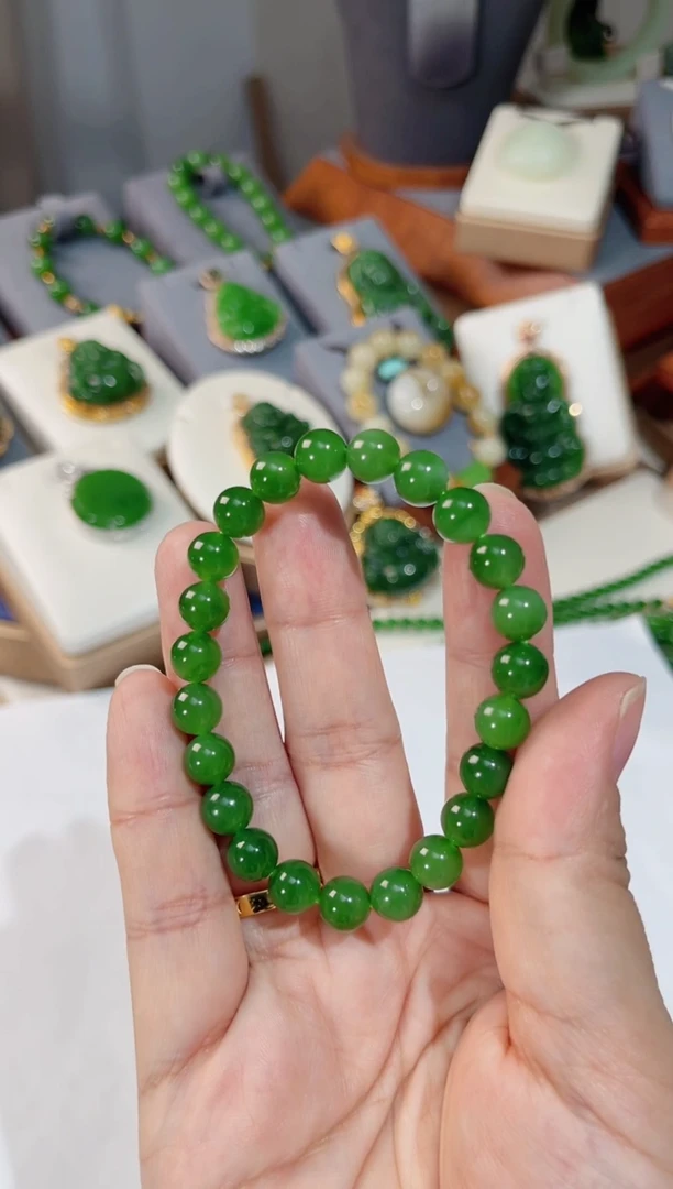 未镶嵌手串和田玉8mm