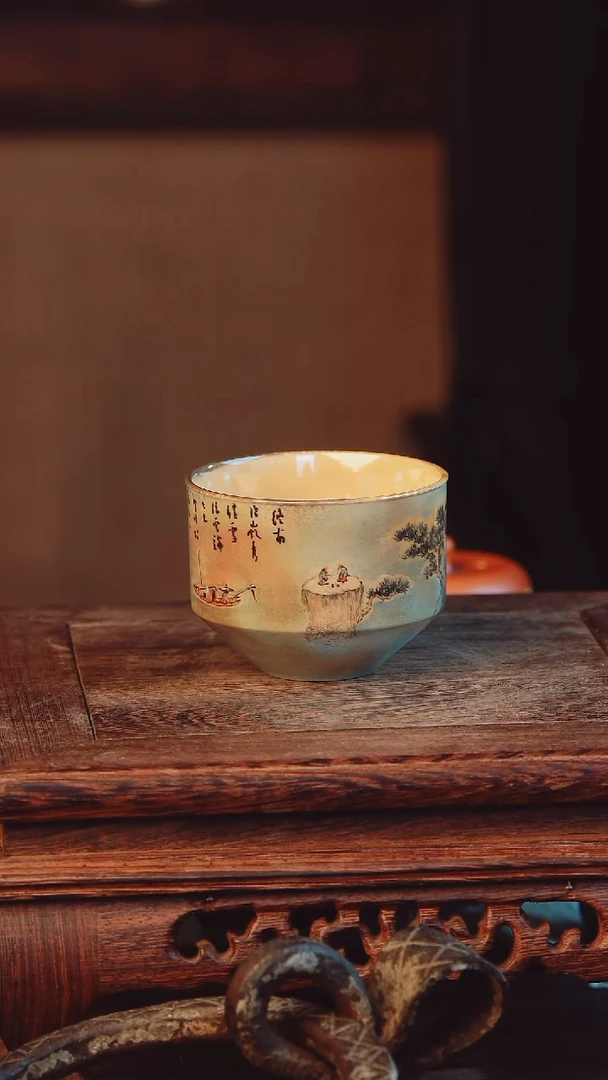艺然堂手工手绘茶器