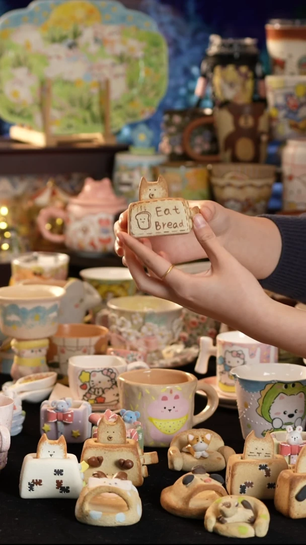 其他陶微****～景德镇釉下彩手绘设计师款陶瓷