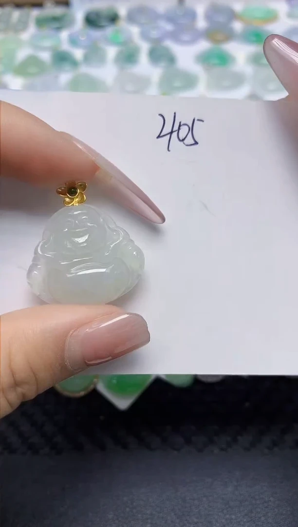 翡翠未镶嵌颈饰天然缅甸翡翠A货