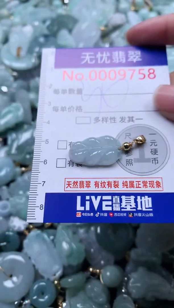 颈饰未镶嵌翡翠9758