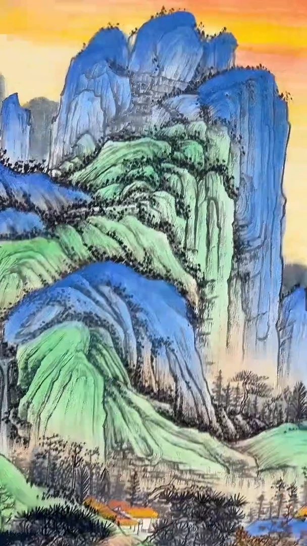 国画杨金光/山水/国画/宣纸