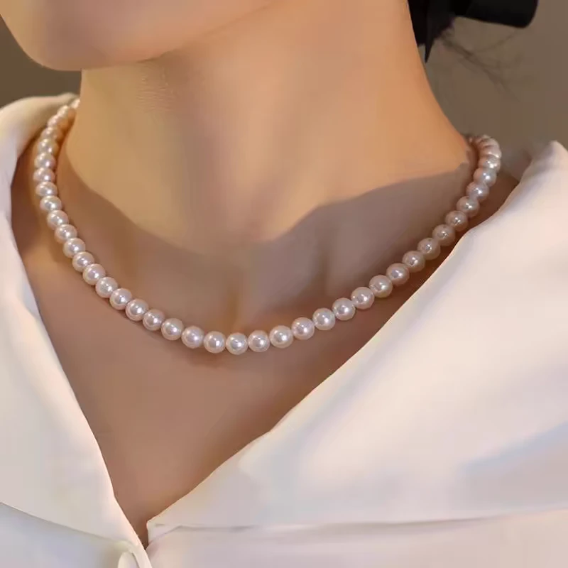 天然淡水珍珠项链   XL3252