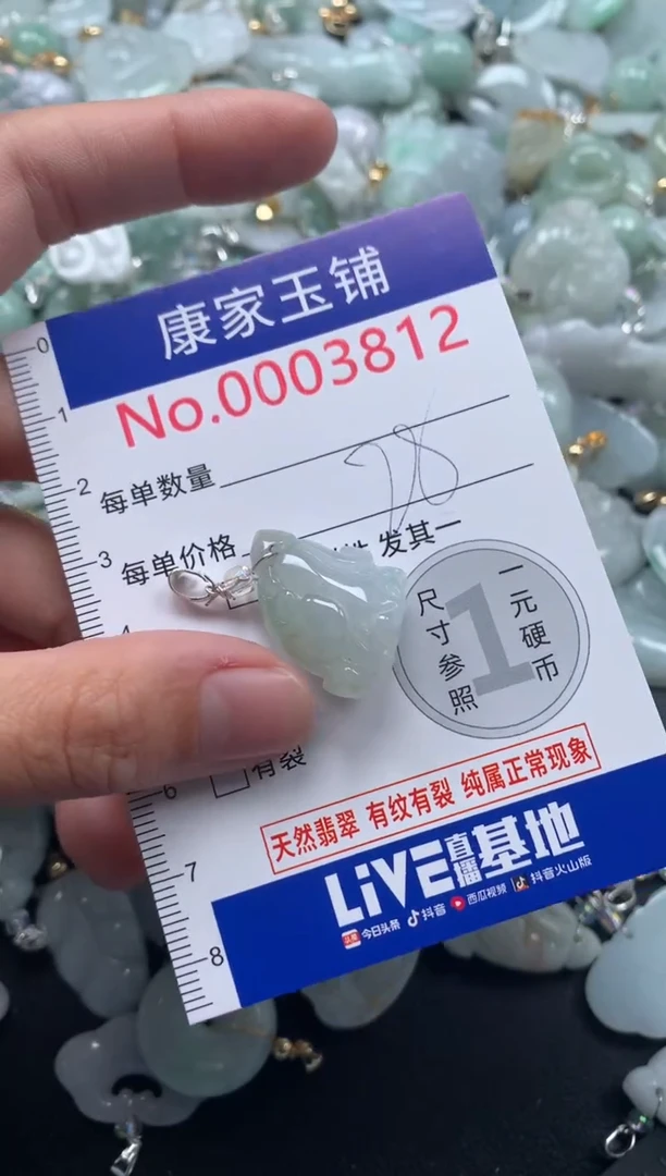 颈饰未镶嵌翡翠3812