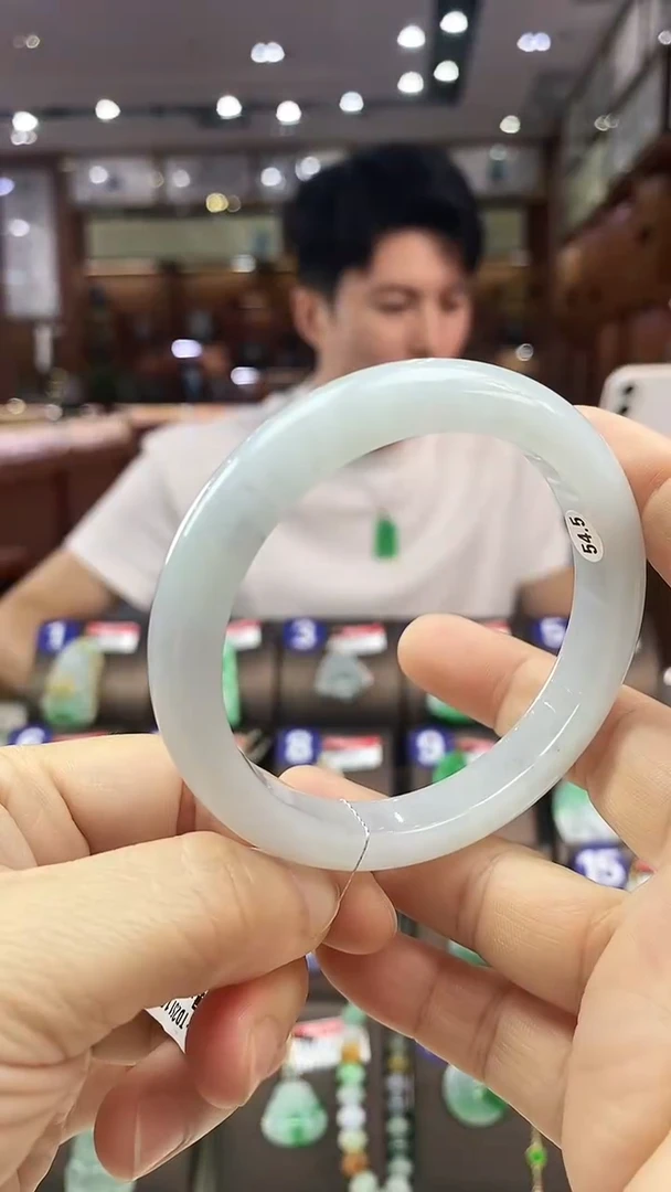 未镶嵌手镯翡翠54.5手镯