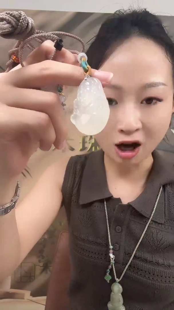 玛瑙/玉髓颈饰未镶嵌43/佛公（多样性发货发一件）