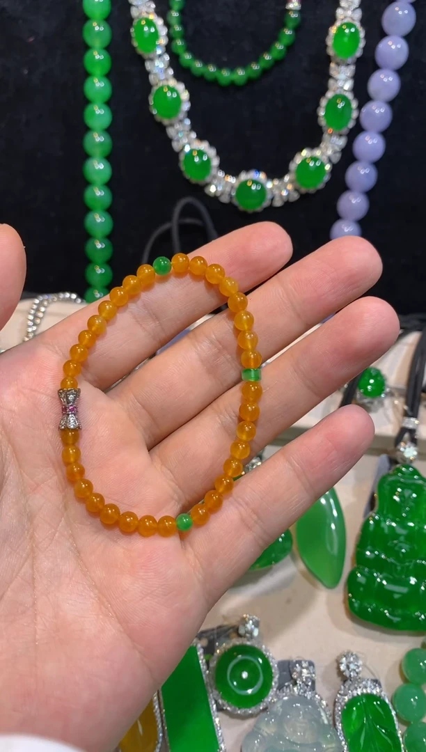 未镶嵌手链翡翠翡翠手链