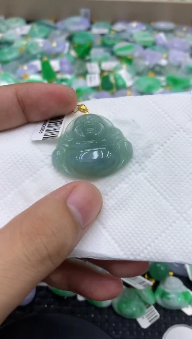 颈饰未镶嵌翡翠天然缅甸翡翠A货