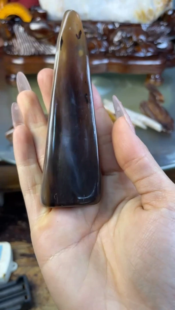 未镶嵌摆件硅化玉遇*缘57