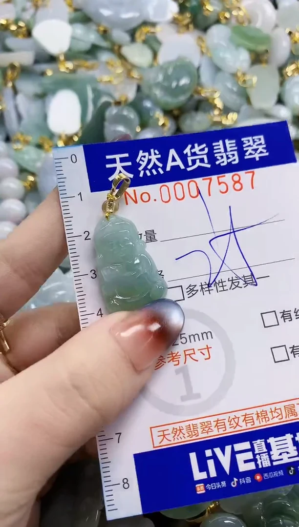 颈饰未镶嵌翡翠天然A货翡翠