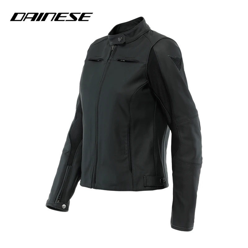 DAINESE/丹尼斯RAZON 2摩托车女士城市复古骑行服修身机车皮衣女
