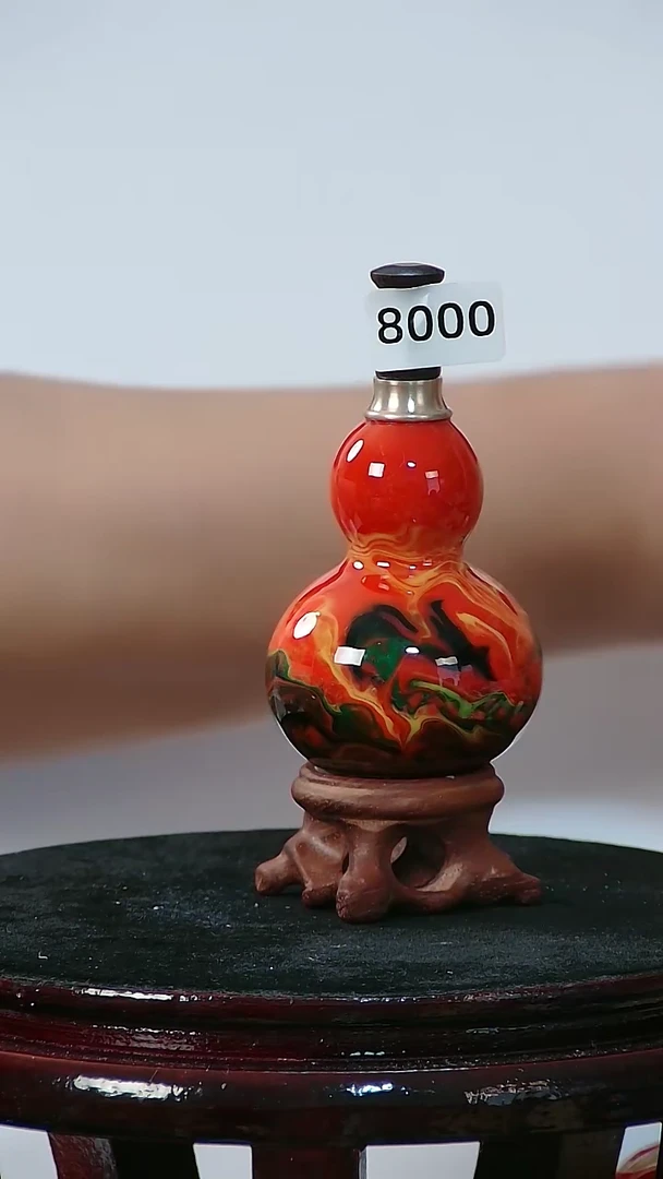 藤8****8葫芦茶刀把件 0008