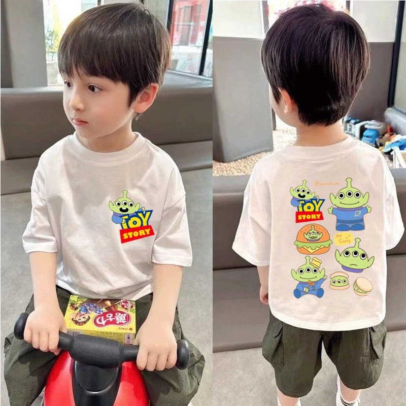 男儿童新款巴棋夏季纯棉T恤短袖儿童宝宝洋气中小童卡通上衣半袖t