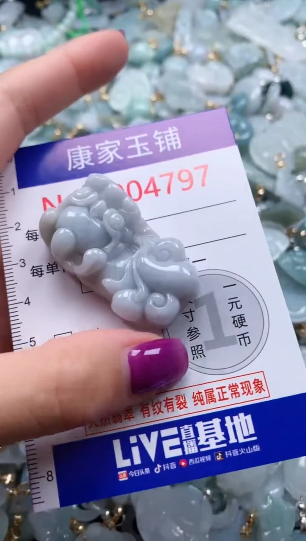 颈饰未镶嵌翡翠4797