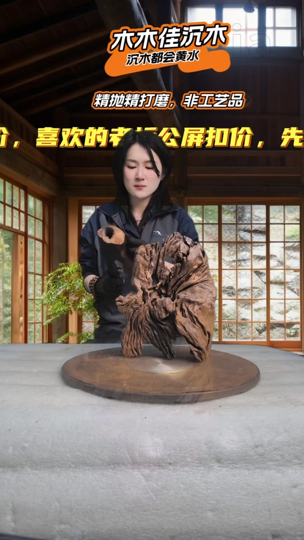 彩****y木木佳鱼缸造景沉木825