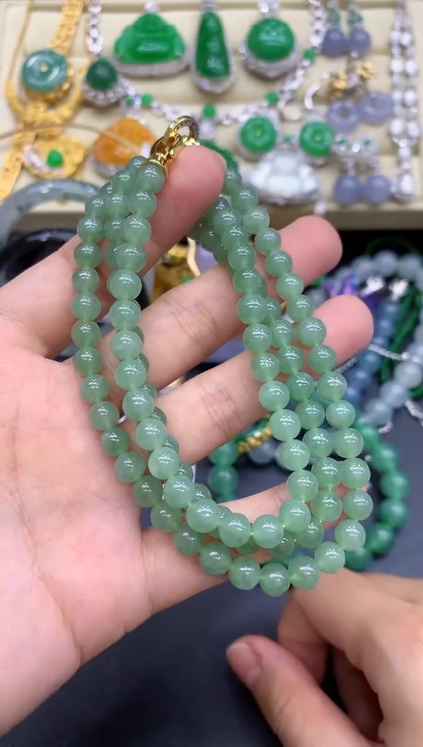 颈饰未镶嵌翡翠194-中国好珍宝