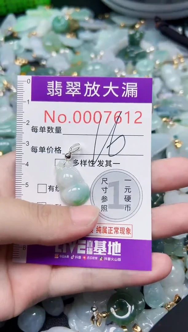 颈饰未镶嵌翡翠7612