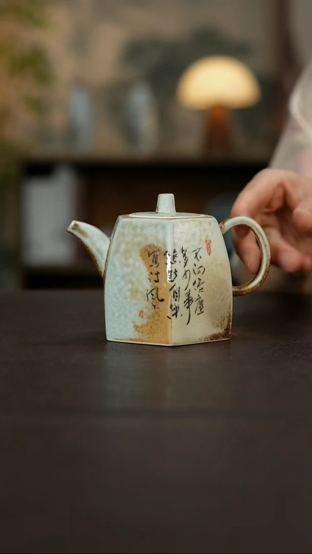 杯景德镇陶瓷杯碗柴烧多人