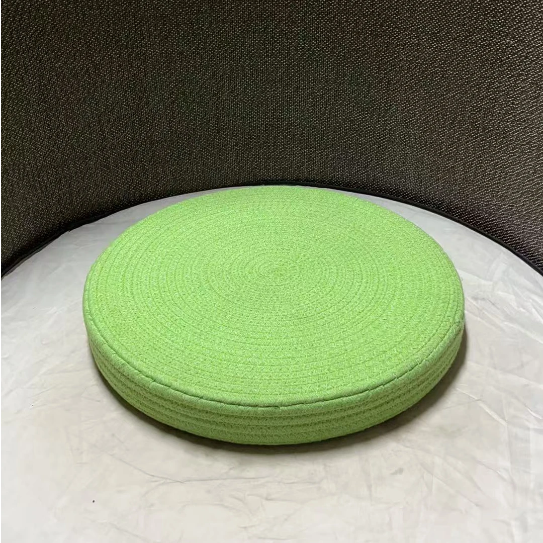 4185微瑕款 直径44厚6cm家用棉线蒲团坐垫客厅地板飘窗阳台坐垫子