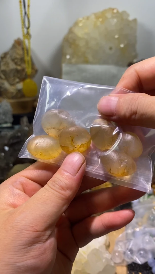 水晶珠宝半成品未镶嵌33号六颗马岛水冲料