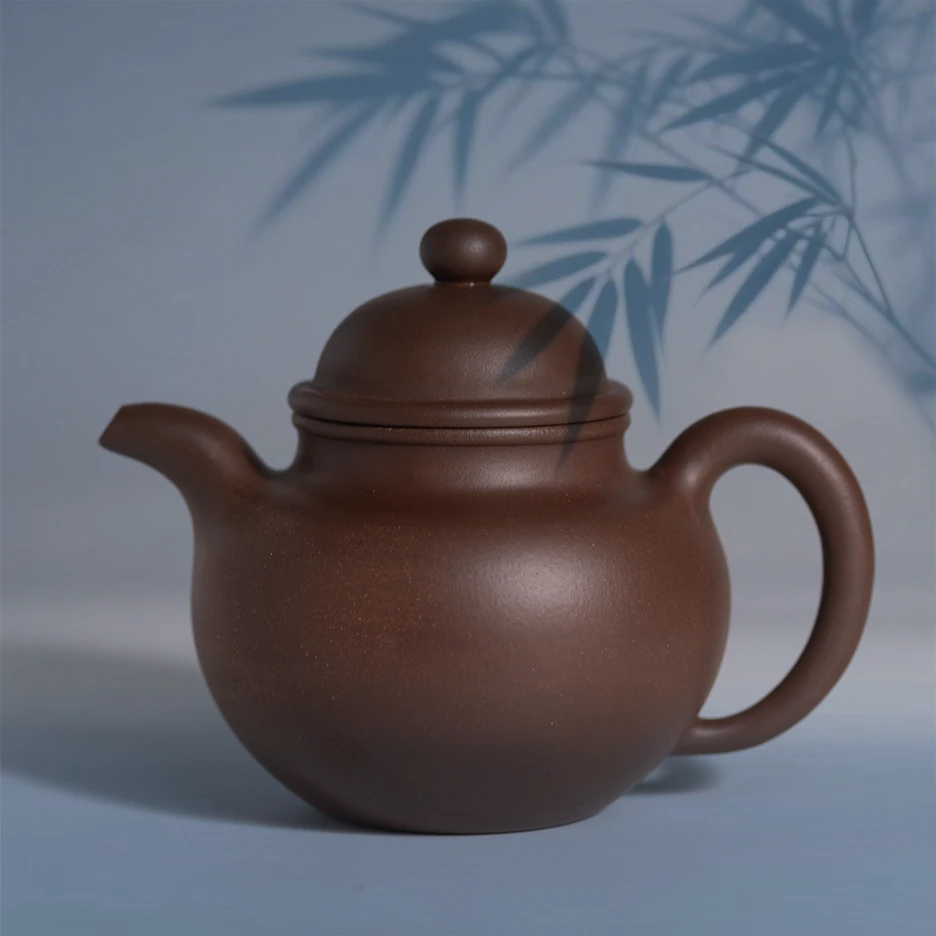 掇球壶  紫泥  半手感  320cc  家用茶具