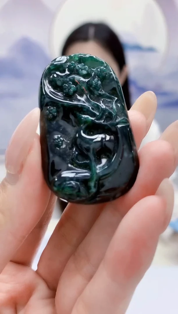 翡翠未镶嵌颈饰0405MM-jj挂件4