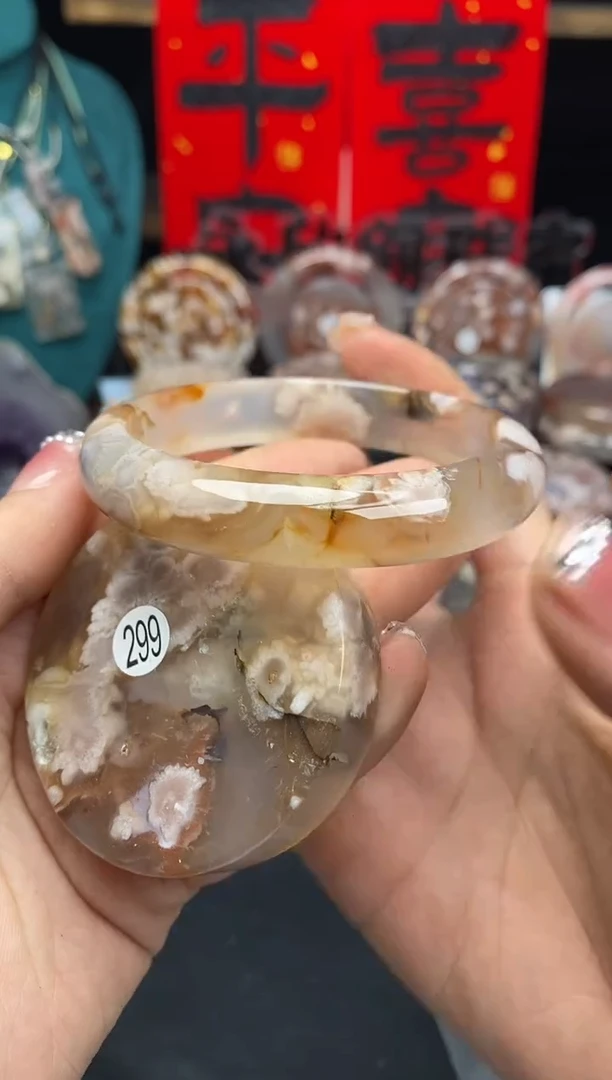 【闪购商品】石英质玉手镯（圆镯）未镶嵌57.8