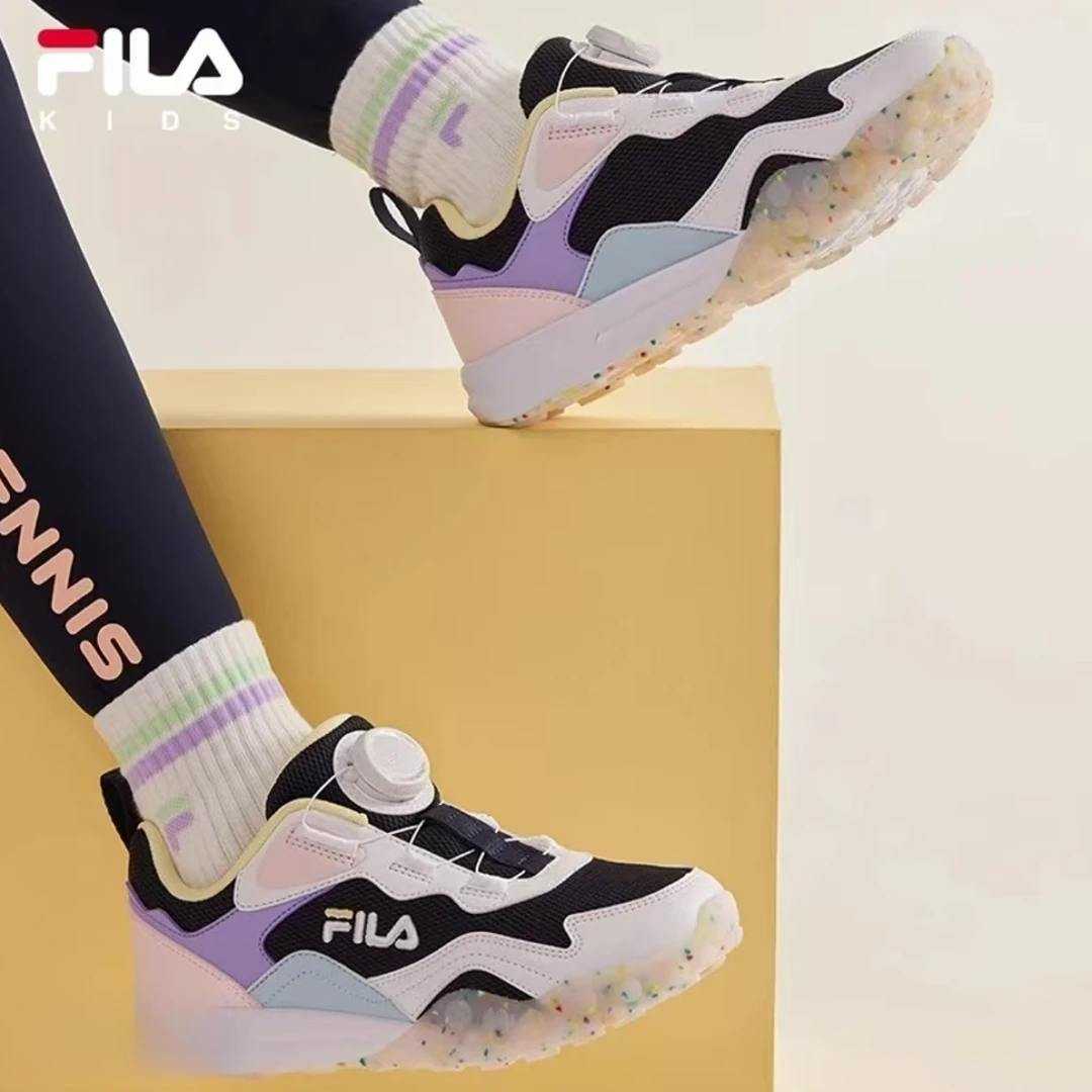 【斐乐儿童】春季新款男童女大童运动鞋休闲缓震透气跑鞋K65B411106