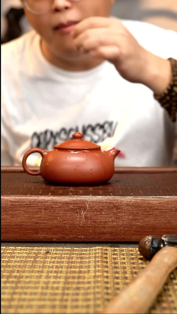 茶壶紫砂LCC朱泥寒江200CC