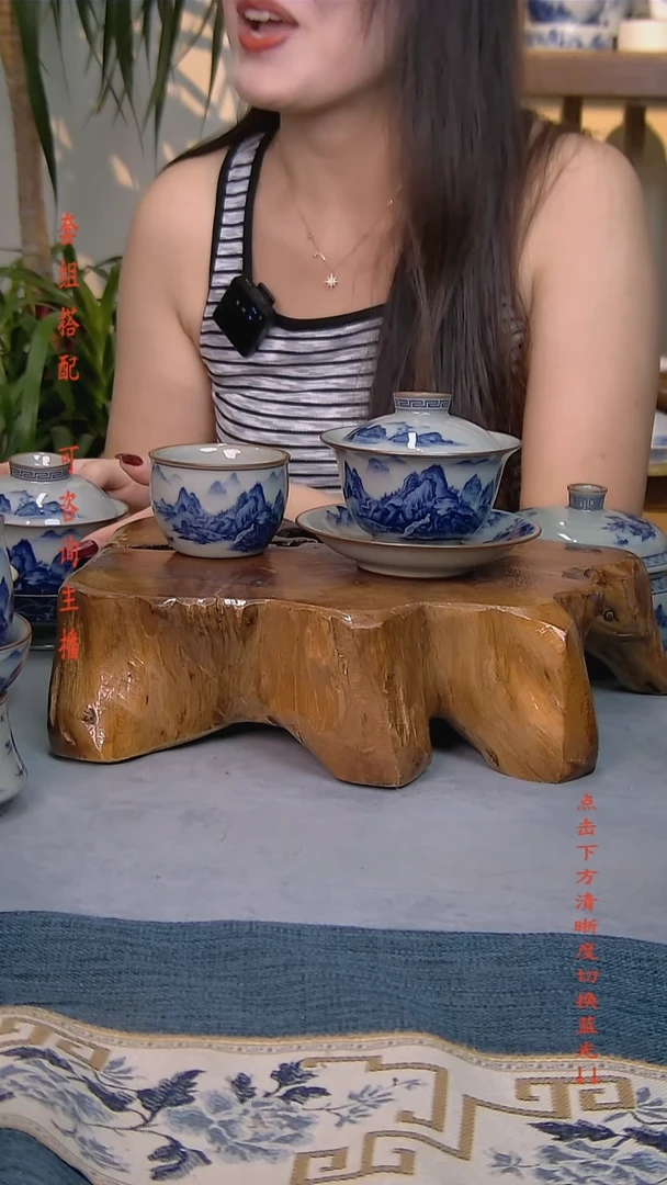 简装家用款2件套 老陶泥开片纹陶瓷茶具