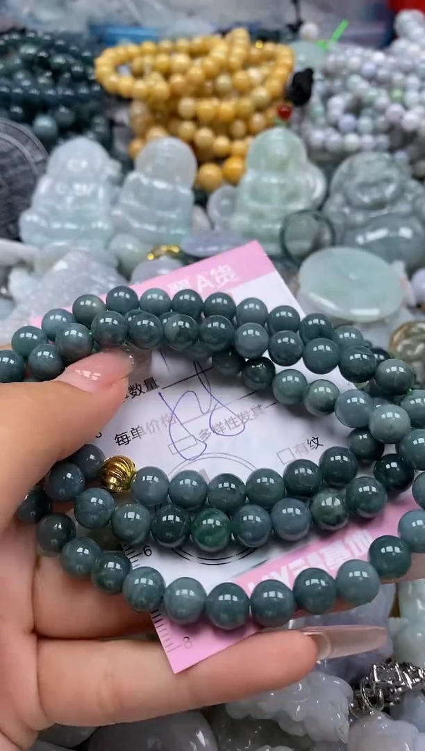 翡翠未镶嵌颈饰闪购0007602