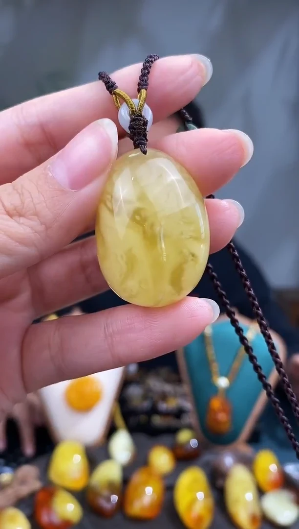 裸石琥珀未镶嵌 基地发货 一物一证 顺丰包邮