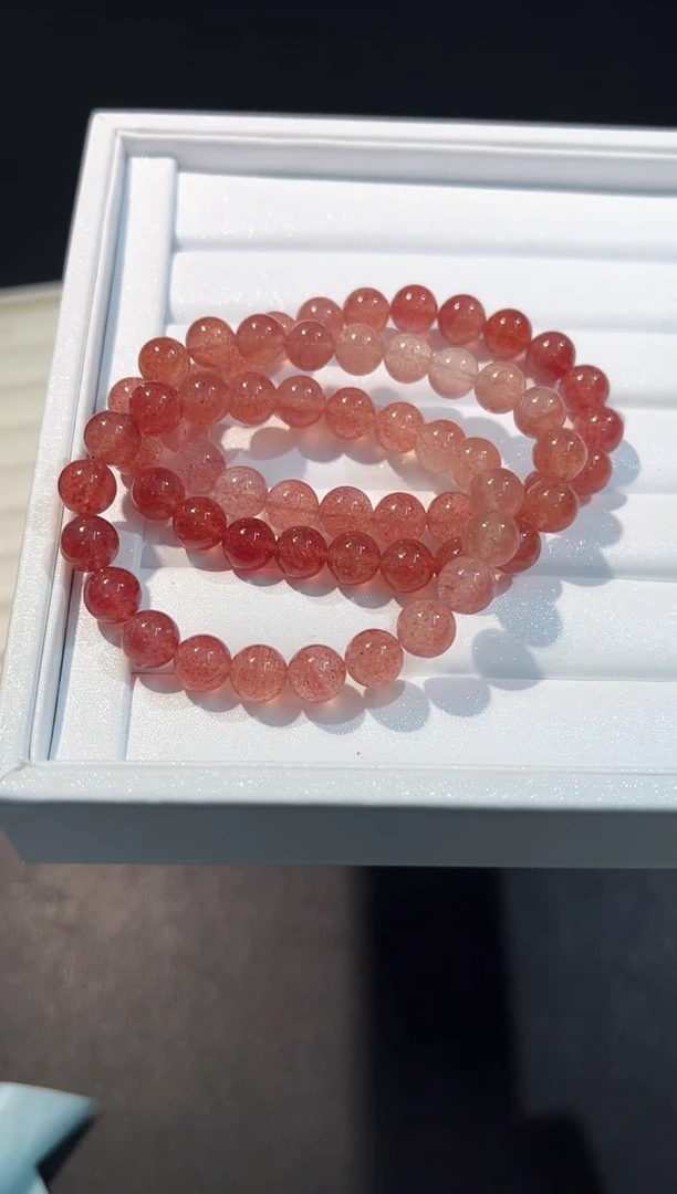 【闪购商品】石英质玉手串未镶嵌54B多样性发其一/1条默认微瑕