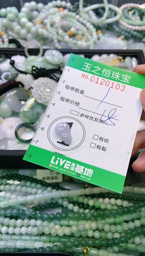 翡翠未镶嵌颈饰闪购0120103