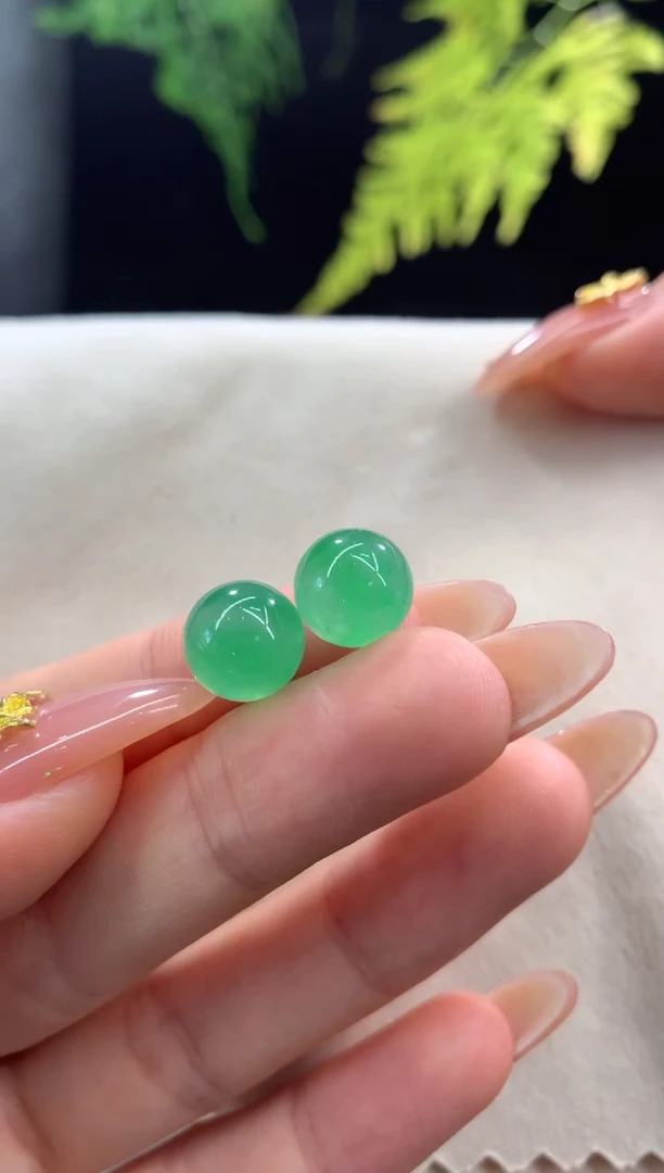 散珠翡翠一对卡10.1