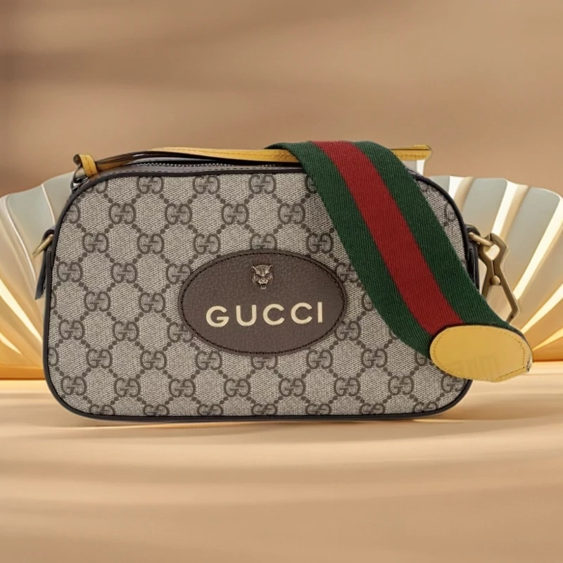 99新 GUCCI/古驰 虎头相机包
