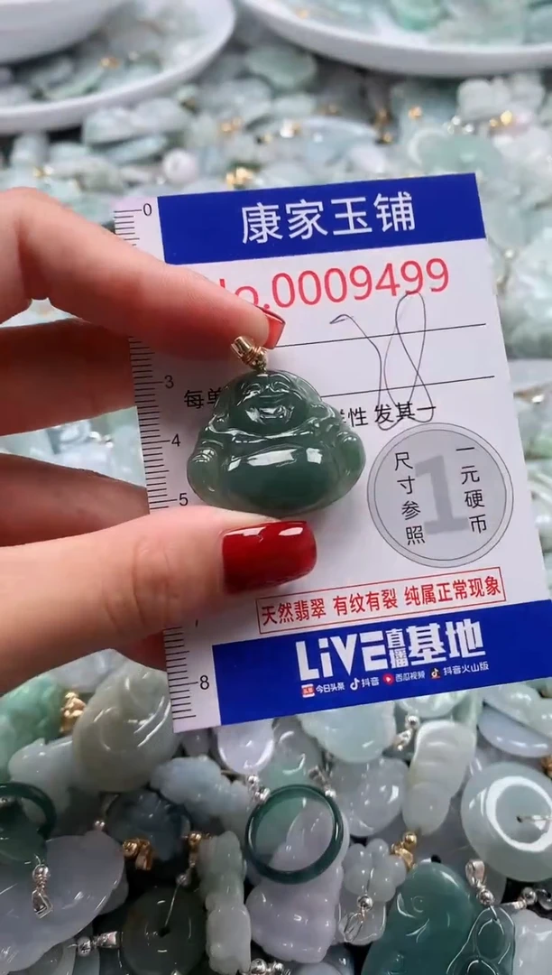 翡翠未镶嵌吊坠(不含链)9499